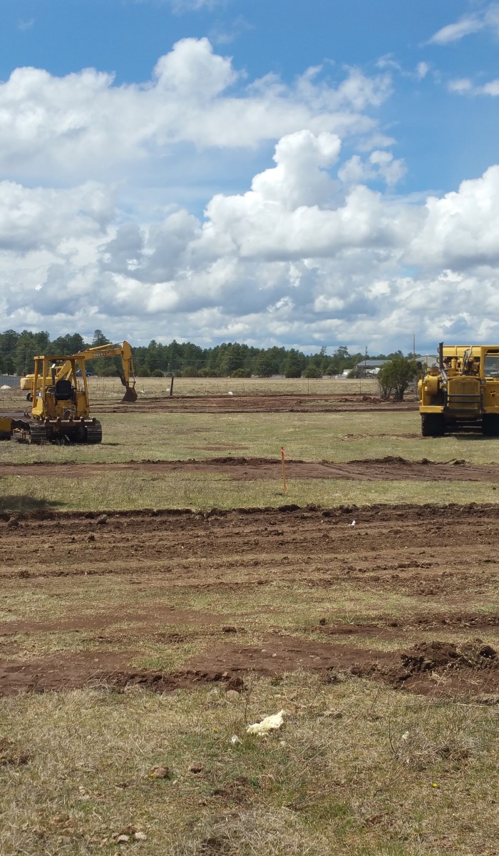 LuxTiny - Tiny Home Community Road Development in Lakeside, Arizona.