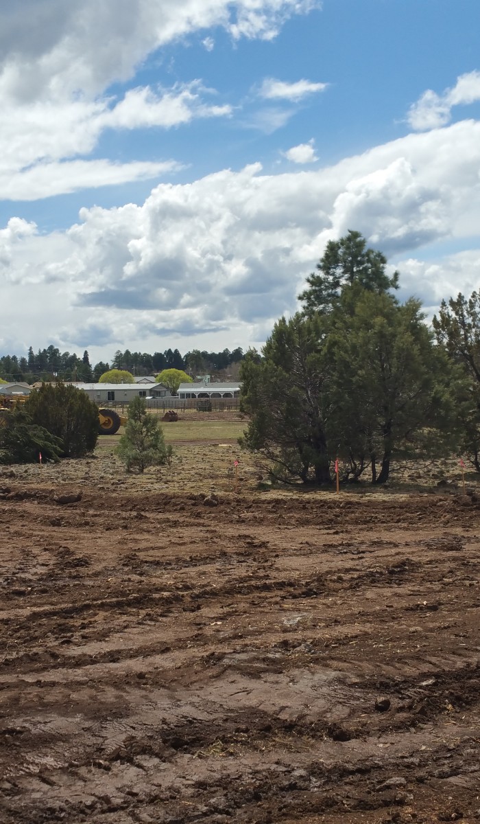 LuxTiny - Tiny Home Community Road Development in Lakeside, Arizona.